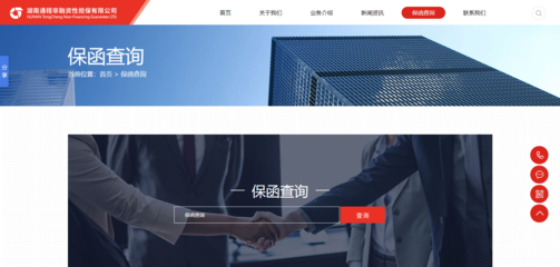 湖南通程非融资性担保 专业护航每一份承诺